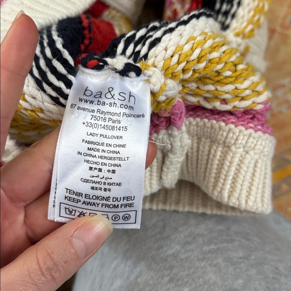 ba&sh Romy Reversible Cardigan Sweater - Picture 6 of 8